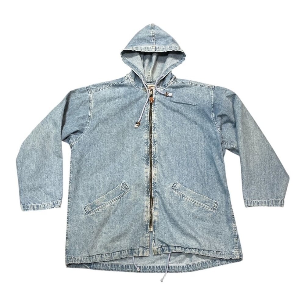 Vintage Unionbay Jean Jacket Medium Full Zip Extra Comfort Oversized 90s y2k